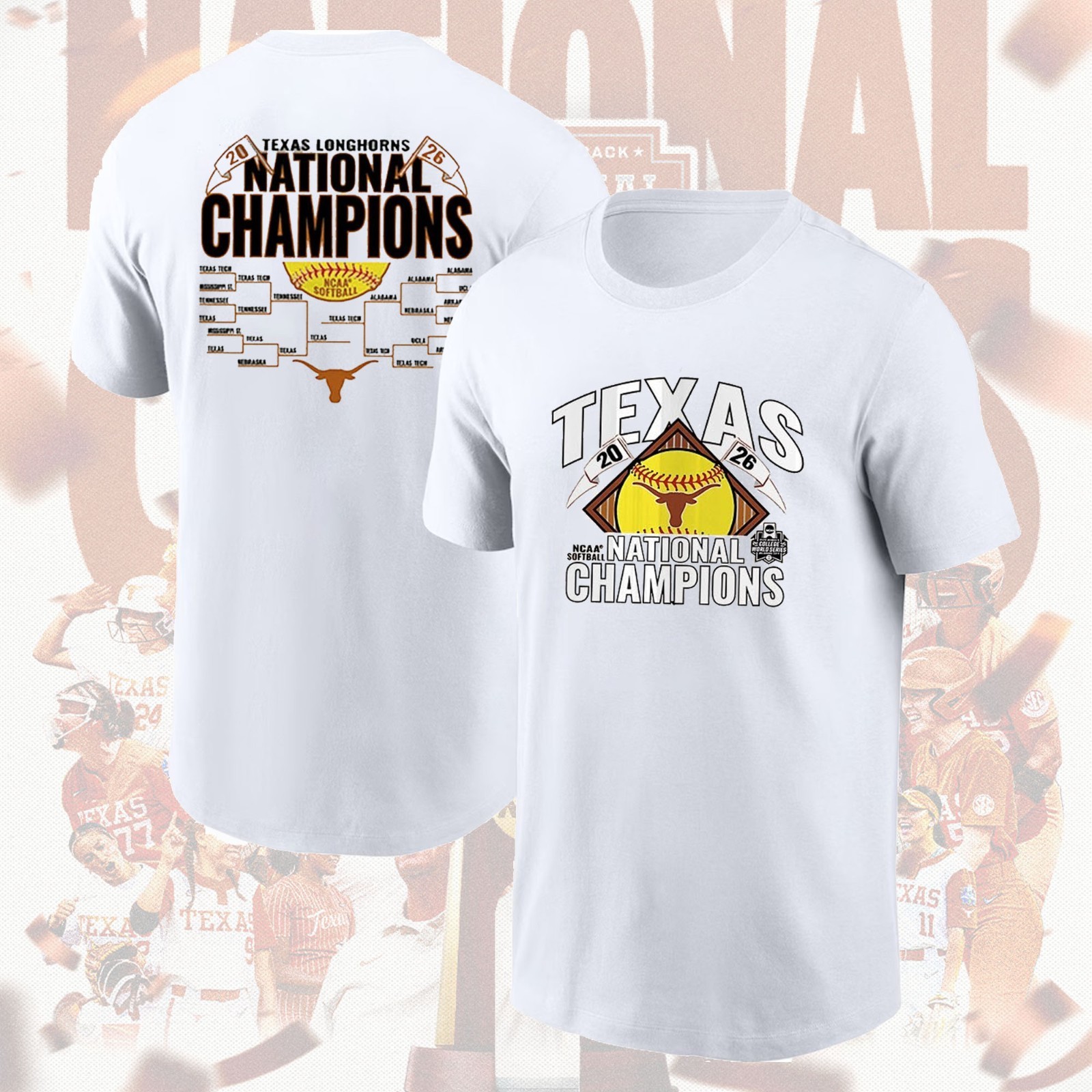 HOT NEW! Texas Longhorns Softball 2026 NCAA National Champions Gift For Fans
