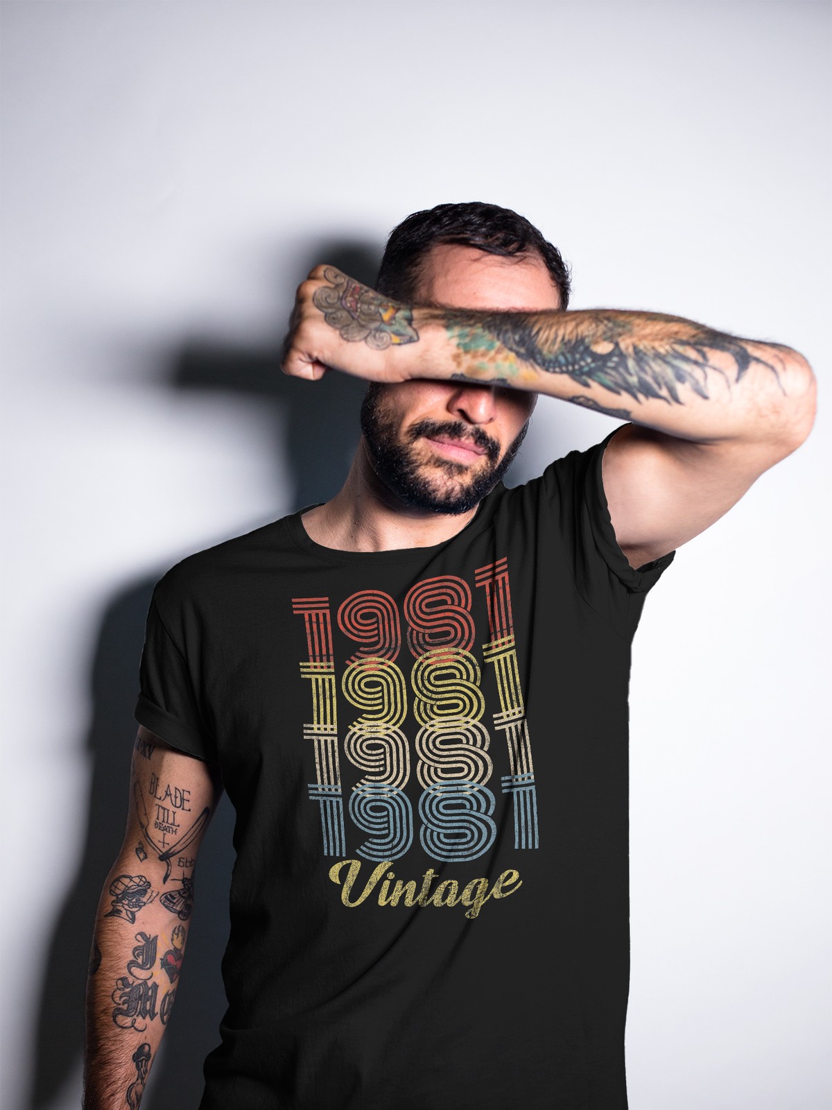 45th Birthday Gift Shirt For Men – 1981 Retro Birthday – 004