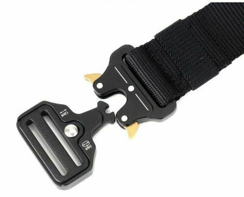 1.5” Magnetic Quick Release Buckle Nylon Webbing Military Tactical Belt