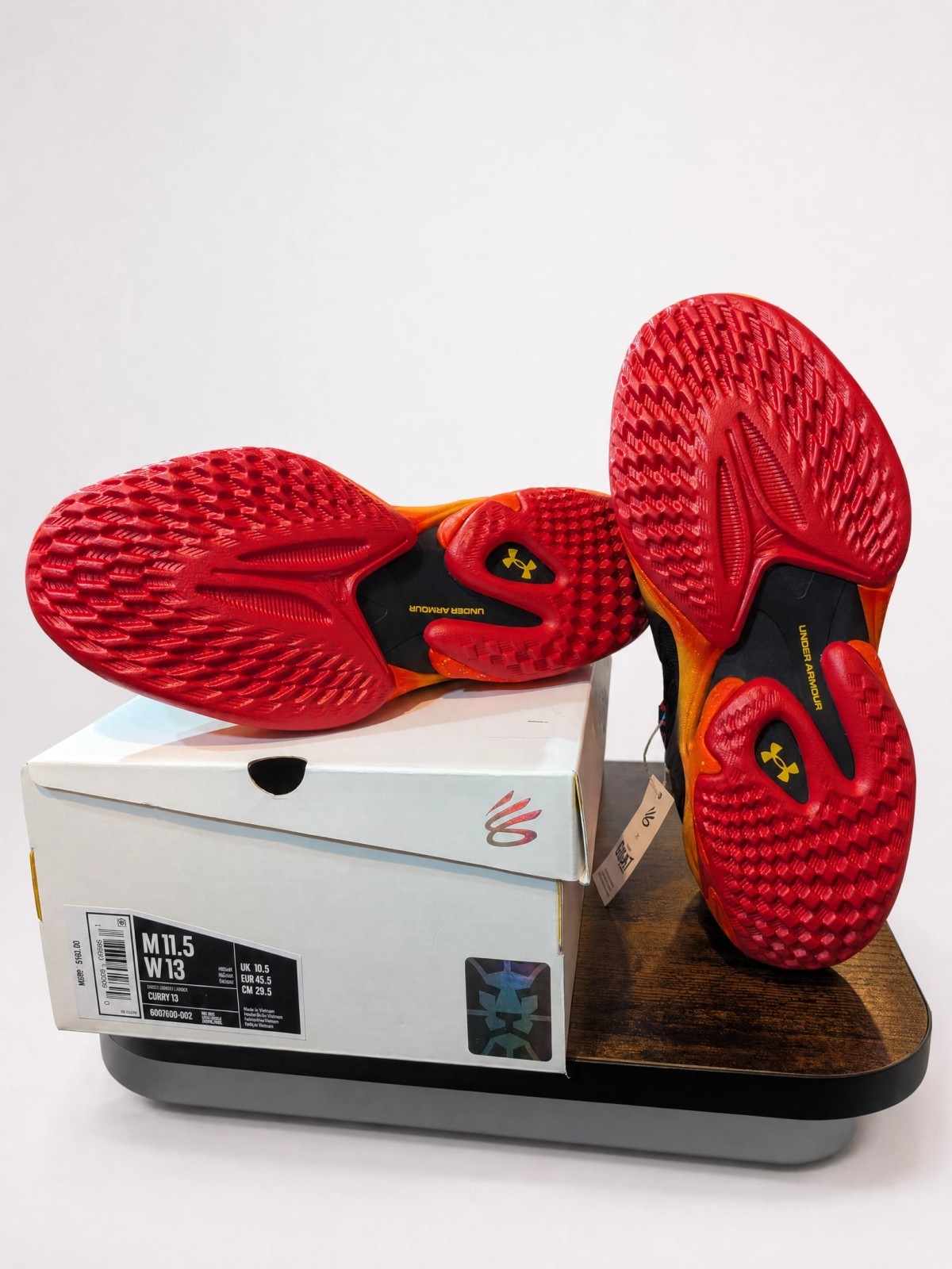 Under Armour Curry 13 Basketball Black/Red/Orange/Yellow 6007670-002