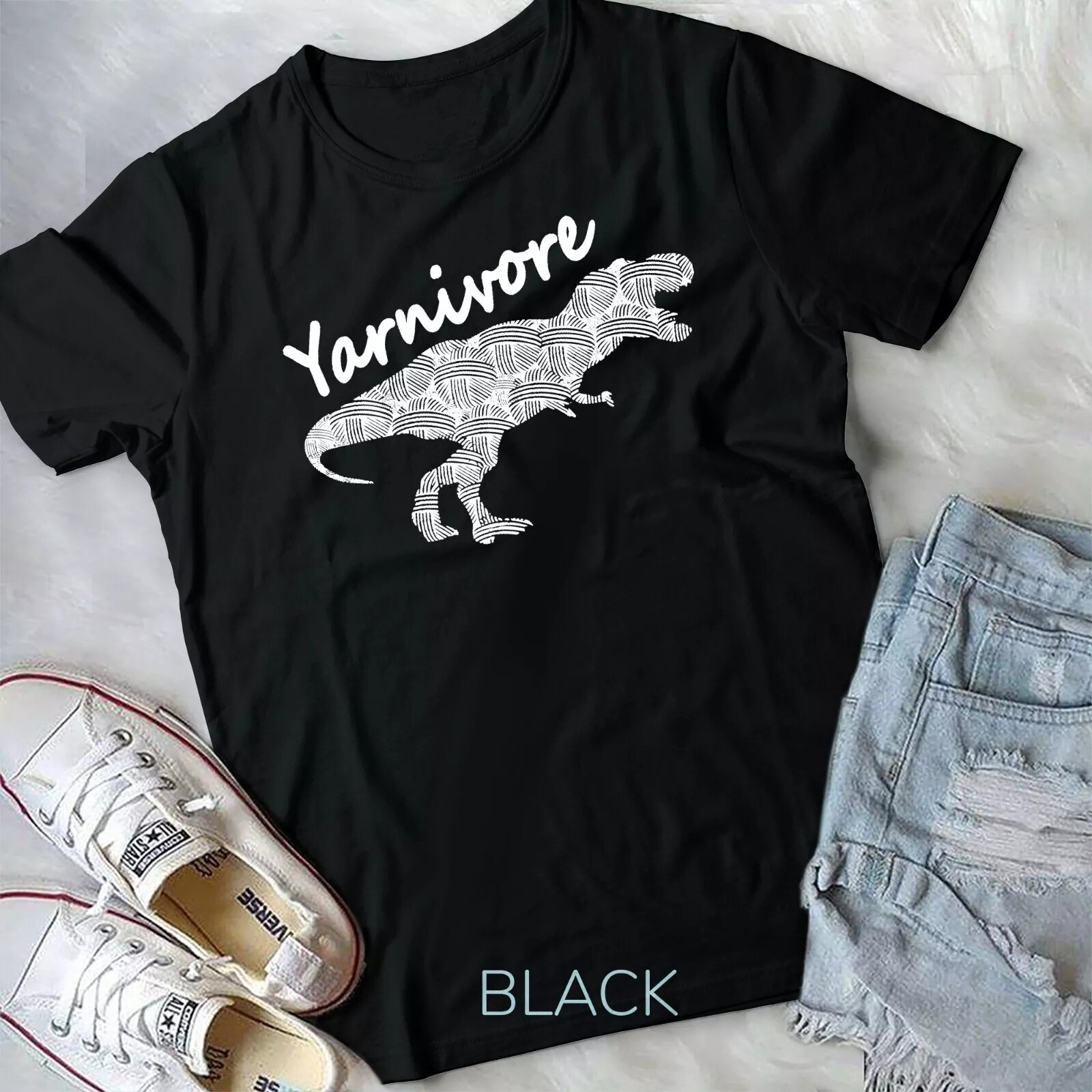 2025/Yarnivore Knitting And Crochet Gift Unisex T-shirt