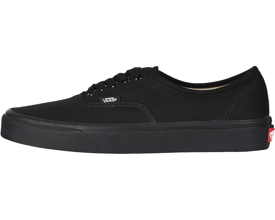 Vans Authentic Black/ Black Canvas Skate Shoes Unisex Sneakers Men/ Women