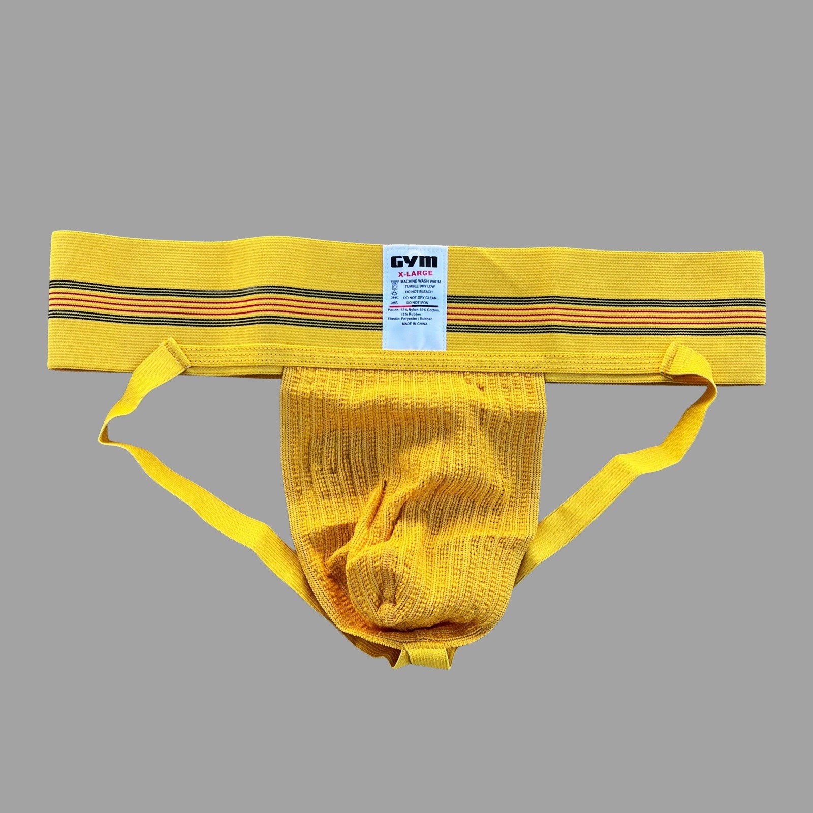 Personalizable embroidery Gym Men gold yellow jock straps jockstrap underwear