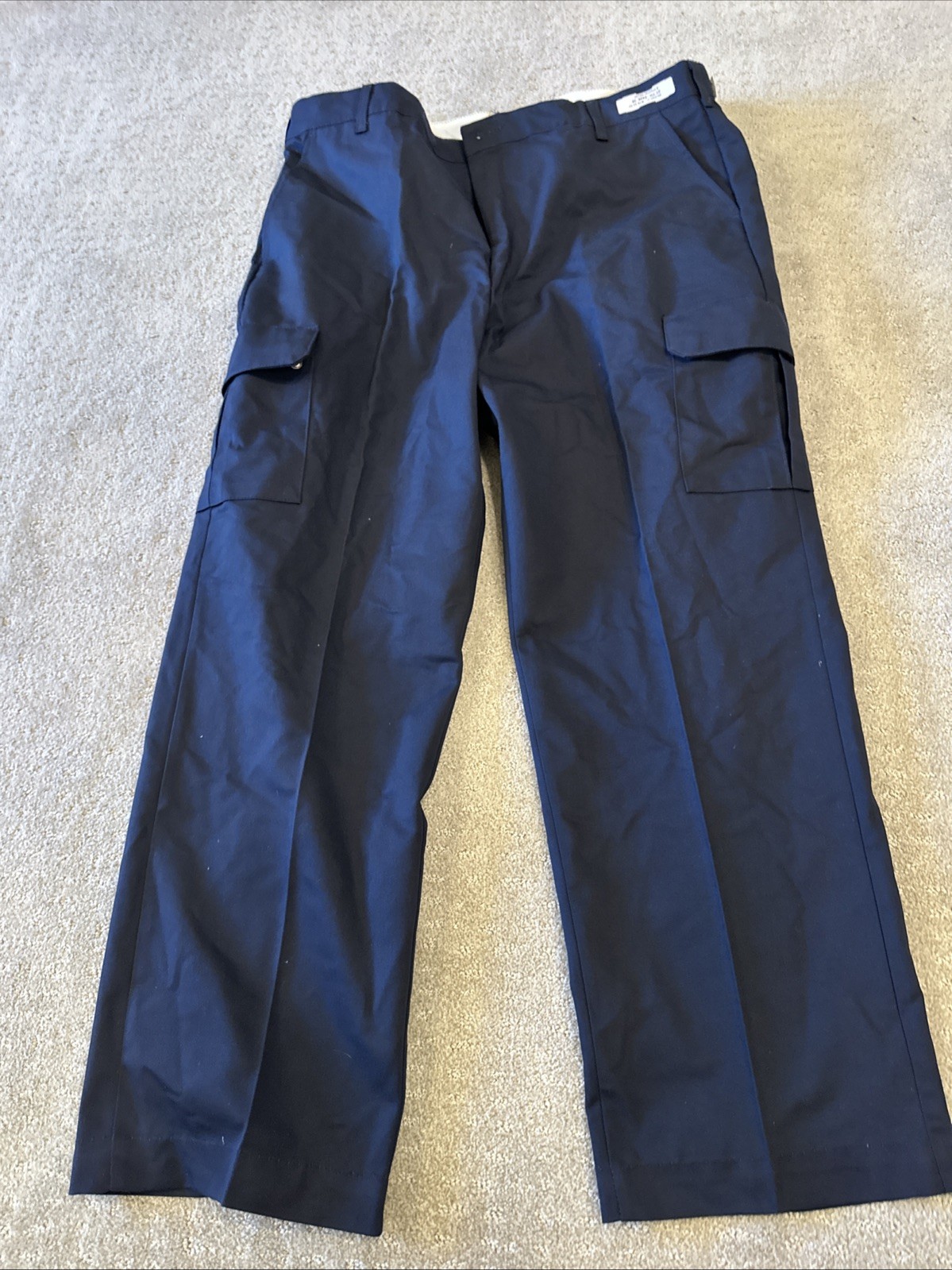 Red Kap Cargo Work Pants PT88NVJ Size 42×32 Navy