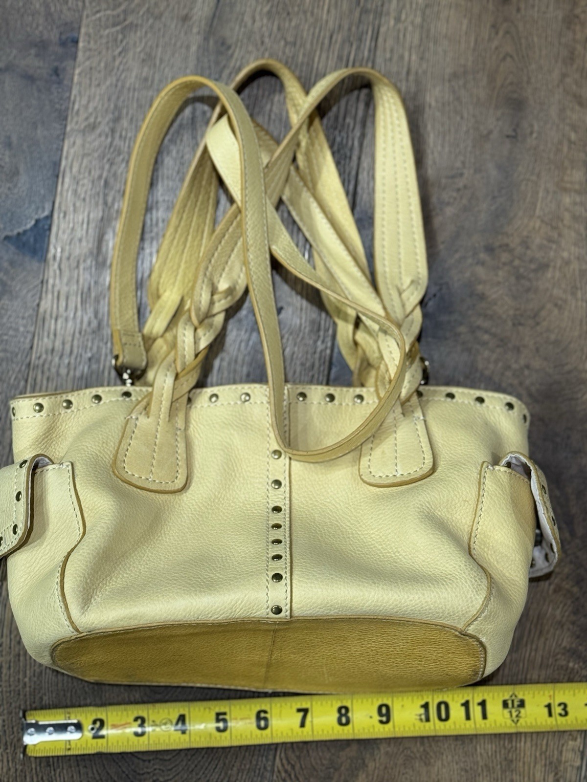 Fossil Yellow Leather Purse