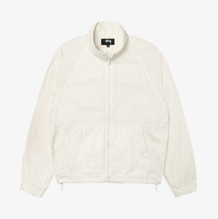 Stussy Warm Up Jacket Large Bone