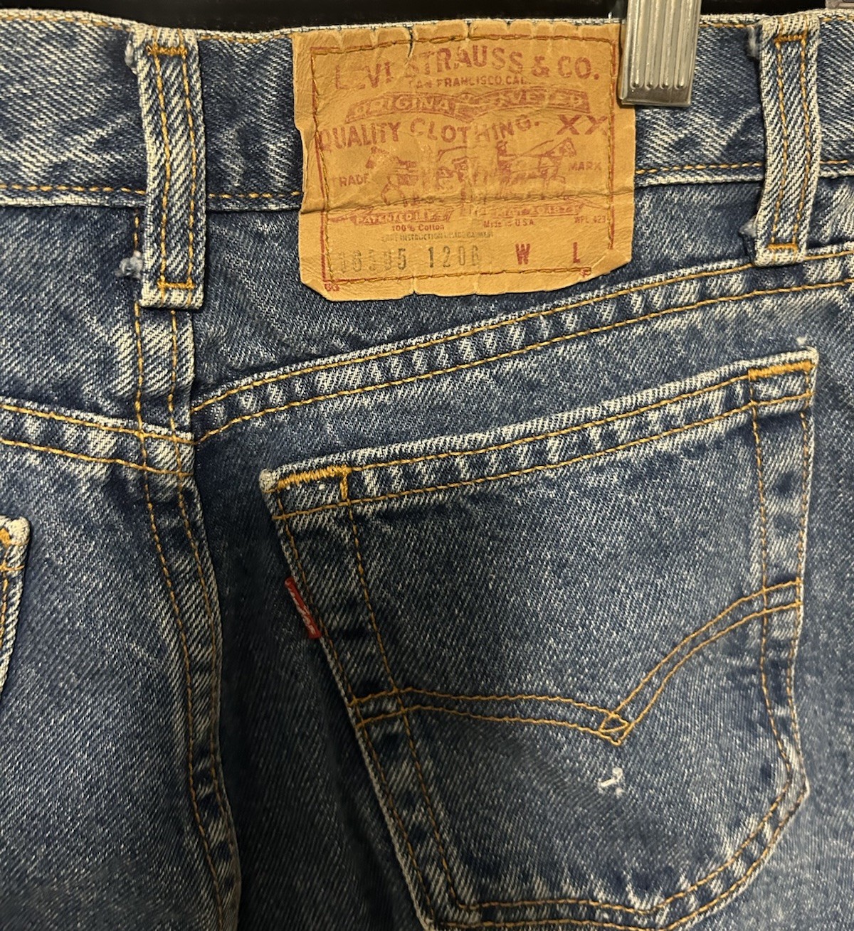 Levi Strauss & Co Blue Cotton Denim Jeans Measurements Pics