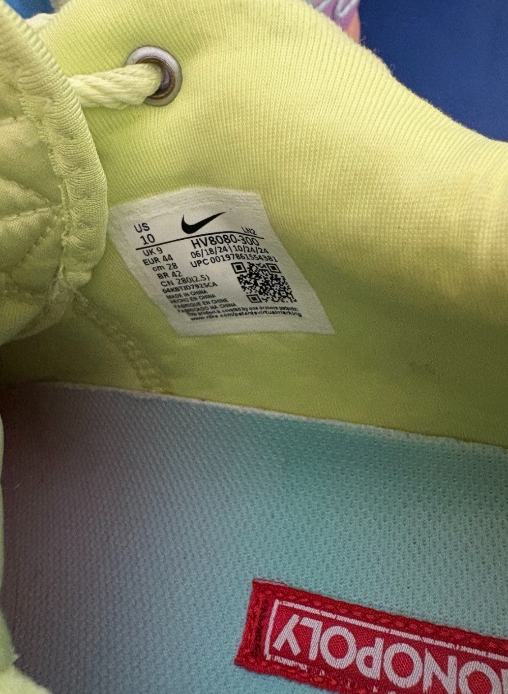 Size 10 – Monopoly x Nike LeBron 22 Tie-Dye