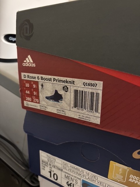 D Rose 6 Boost Primeknit All-Star Edition Men’s Size 10 Adidas