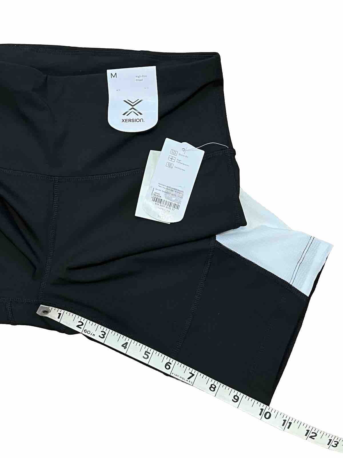 Xersion Compression Yoga Shorts NWT Black Medium Quick Dry Work Out Athletic