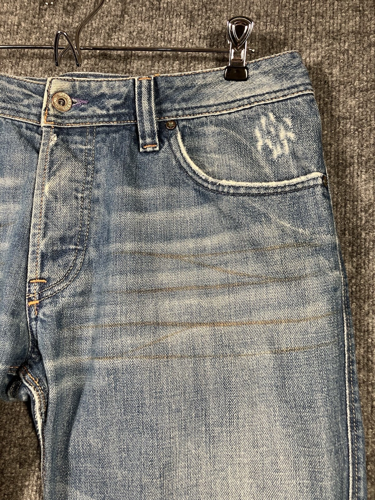 Diesel ZAF 796 Flared Leg Button Fly Denim Jeans Waist 32X30 (cut To 26)