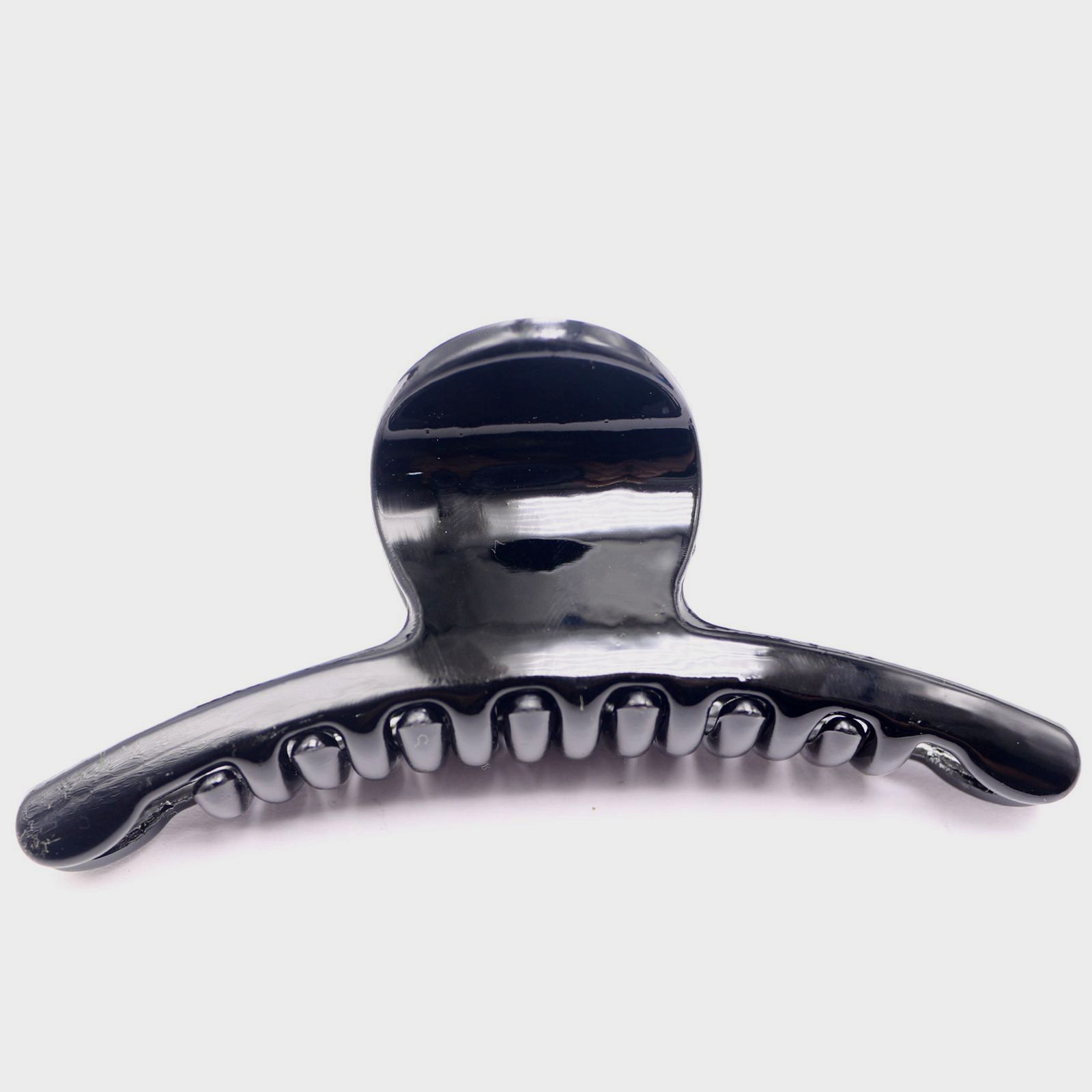 4 Pcs Black Plastic Large Curved Hair Jaw Claw Clip Clamp Folding Clips 118mm