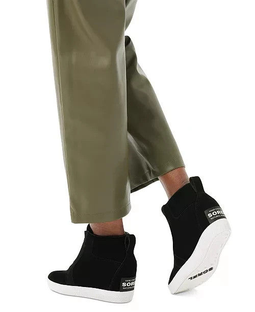SOREL Out N About Wedge Boots Shoes for Women 10 M BLACK New