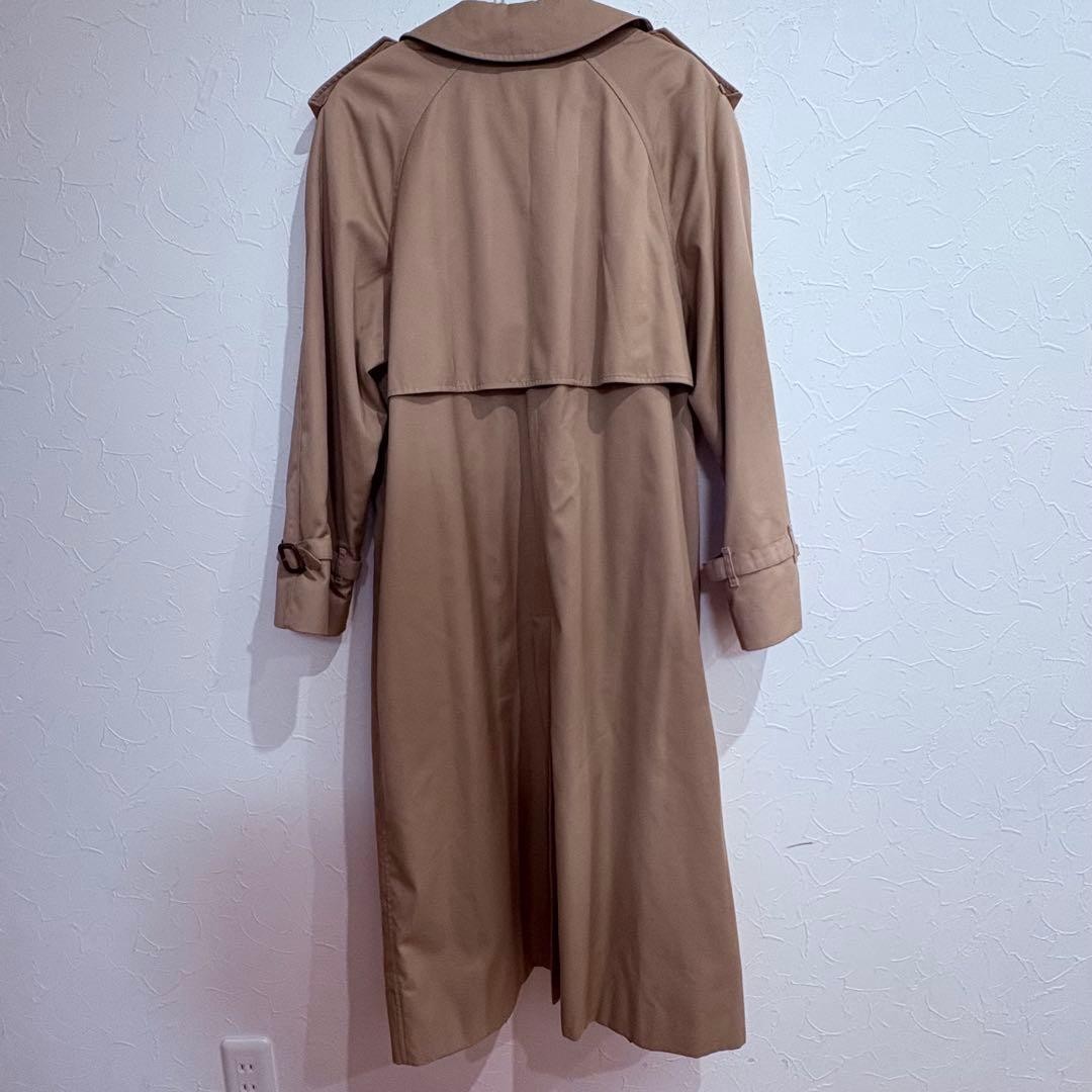 Made in England Burberry London Nova Check Long Trench UK8 All Over Pattern