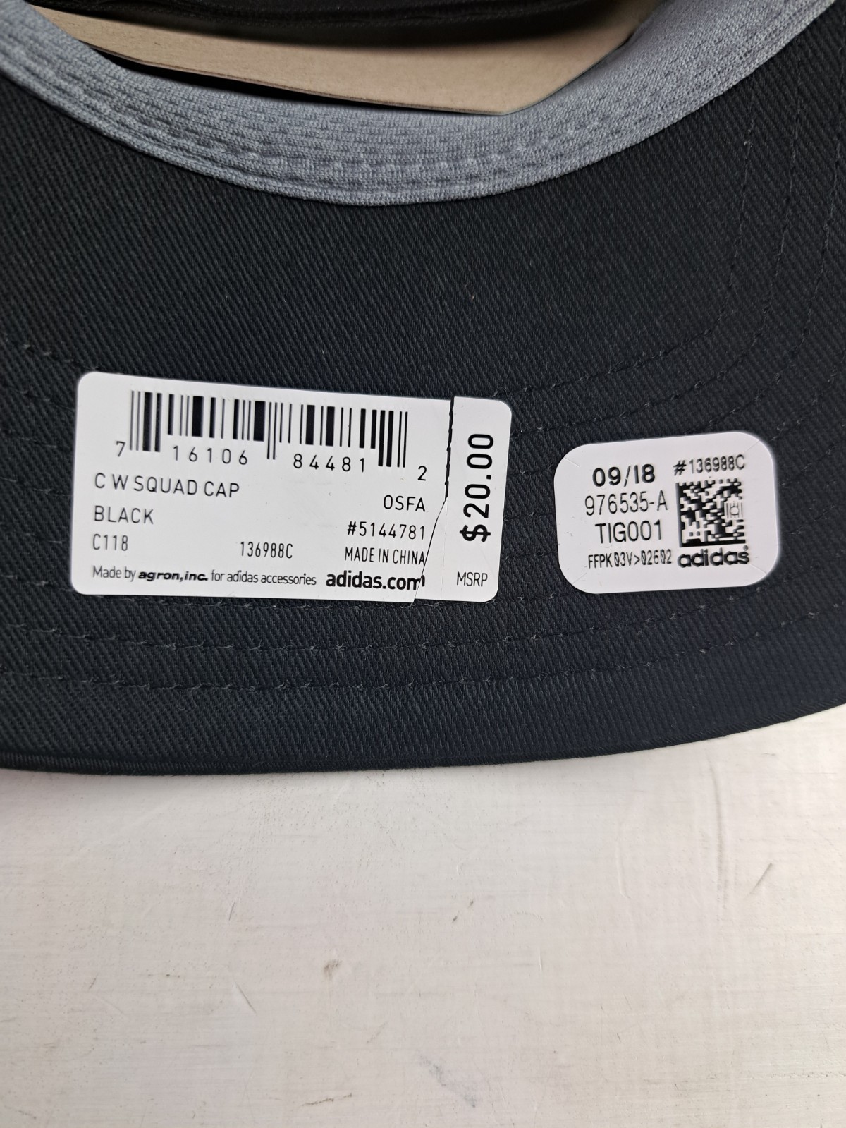 Adidas Squad Cap – Black
