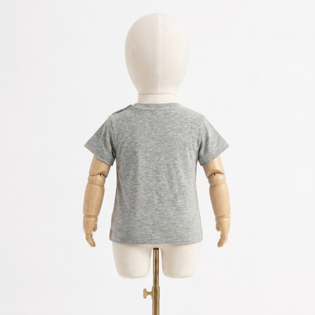 Baby Gucci Gray Short Sleeve Hot Air Balloon Print T Shirt Kids GG Italy 6/9M