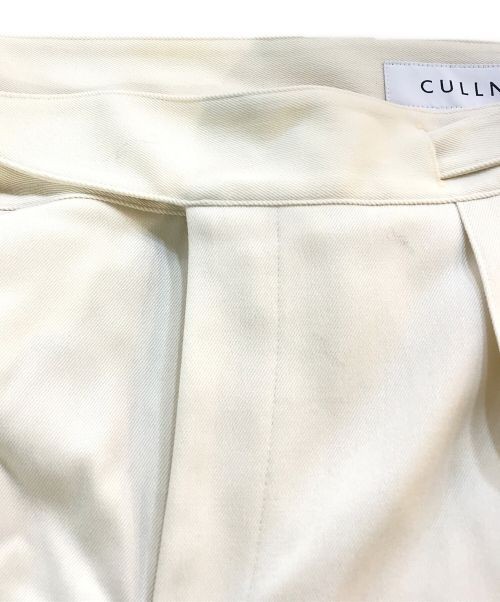CULLNI Wool Chino Wide 1-Tuck Gurkha Pants 22-AW-004B beige 2