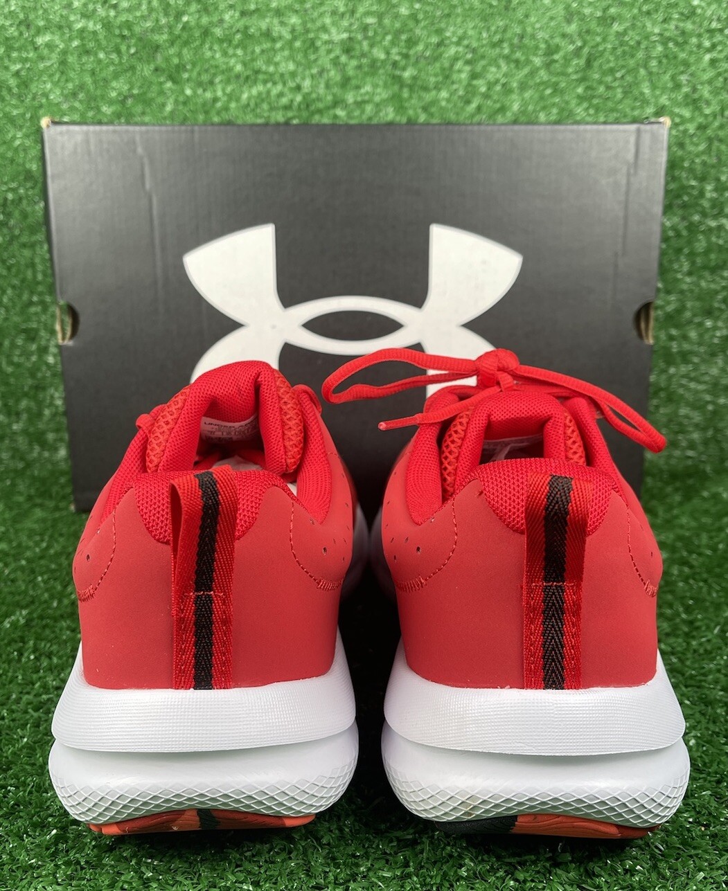 Under Armour Men’s UA Charged Assert 10 Shoes Casual 3026175-600 Red Size 9.5