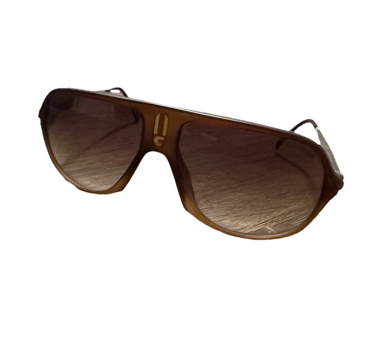 Carrera Men’s Aviator Sunglasses Brown Gradient Lenses 130mm 5547