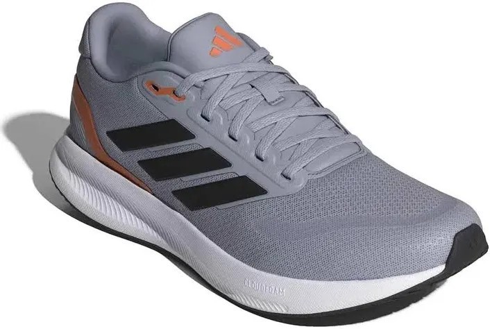 Adidas Runfalcon 5 Running Shoes Silver/Dusky Orange size 8M 9.5W JQ6978 NIB