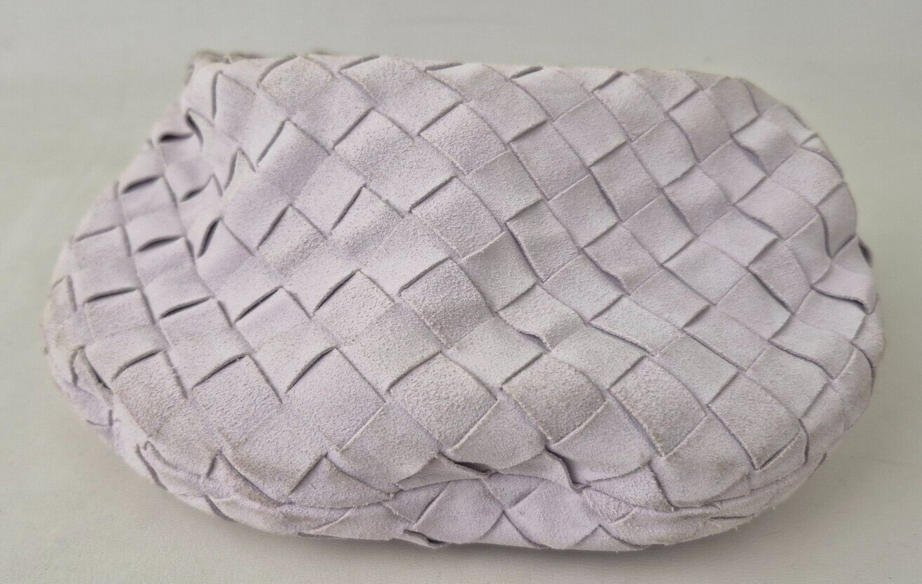 Bottega Veneta Mirth Washed Gold Mini Jodie Suede Leather Hobo Bag .