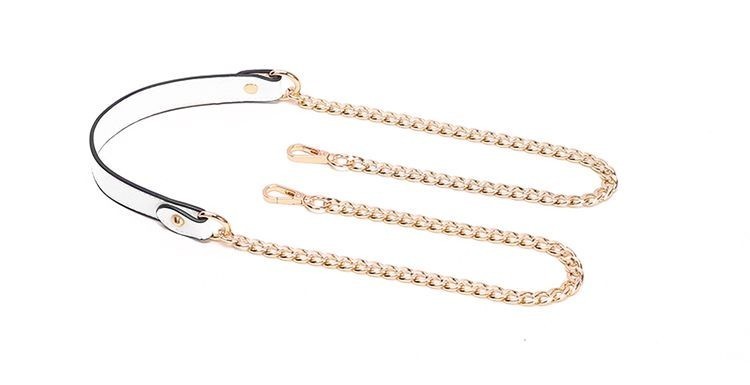 58-200 cm Replacement Retro PU Leather Purse Chain For Handle Shoulder Bag DIY