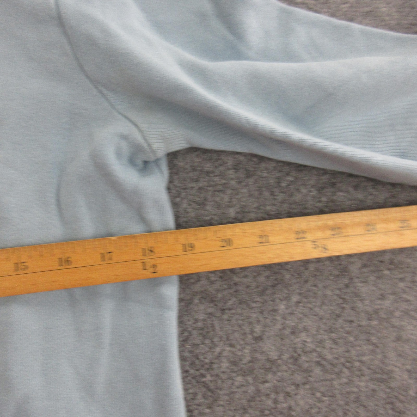 Sezane Sweatshirt Womens Small Blue 100% Cotton Fleece Crewneck Pullover Cozy