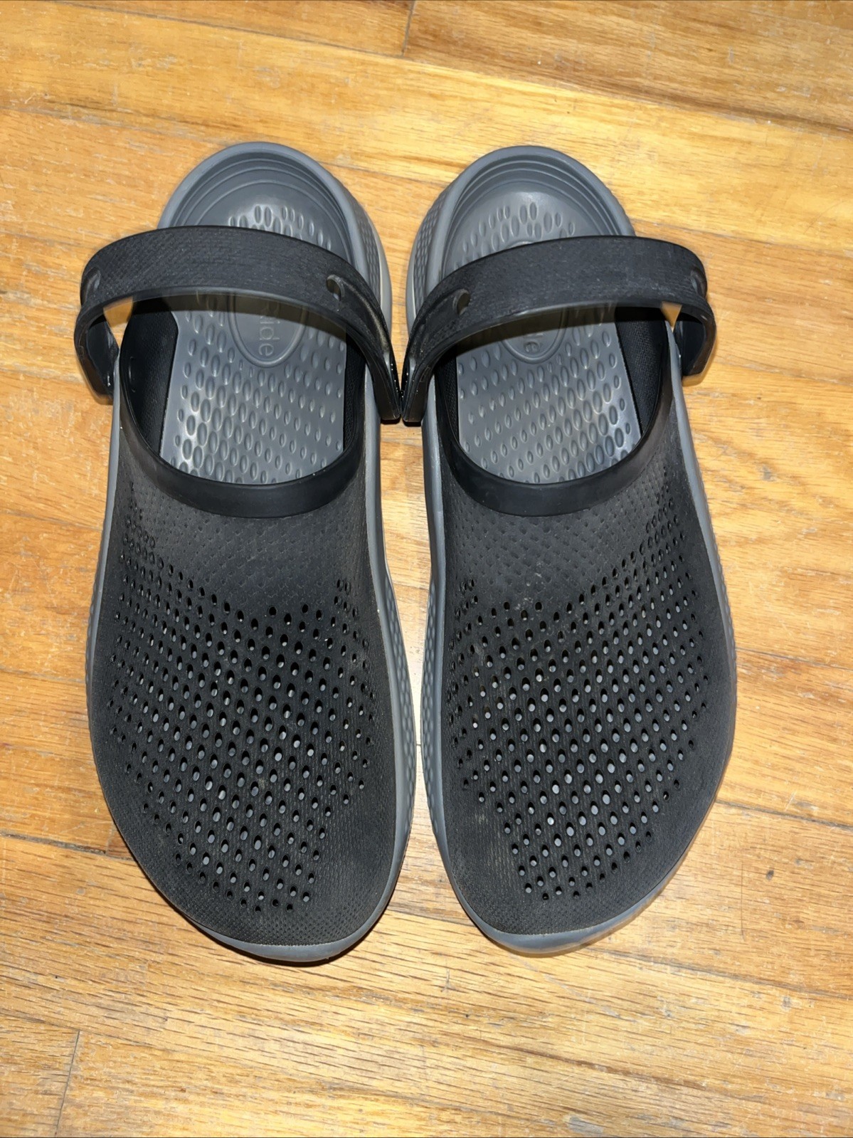 Crocs Literide 360 Clog Unisex Black Slip-On Slingback Comfort – 8 Men/10 Women