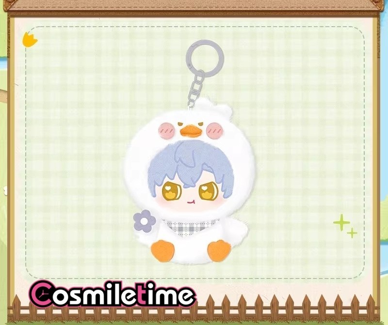 Mr Love Queen’s Choice Victor 10CM Plush Doll Keychain Pendant Toy Anime Game YZ