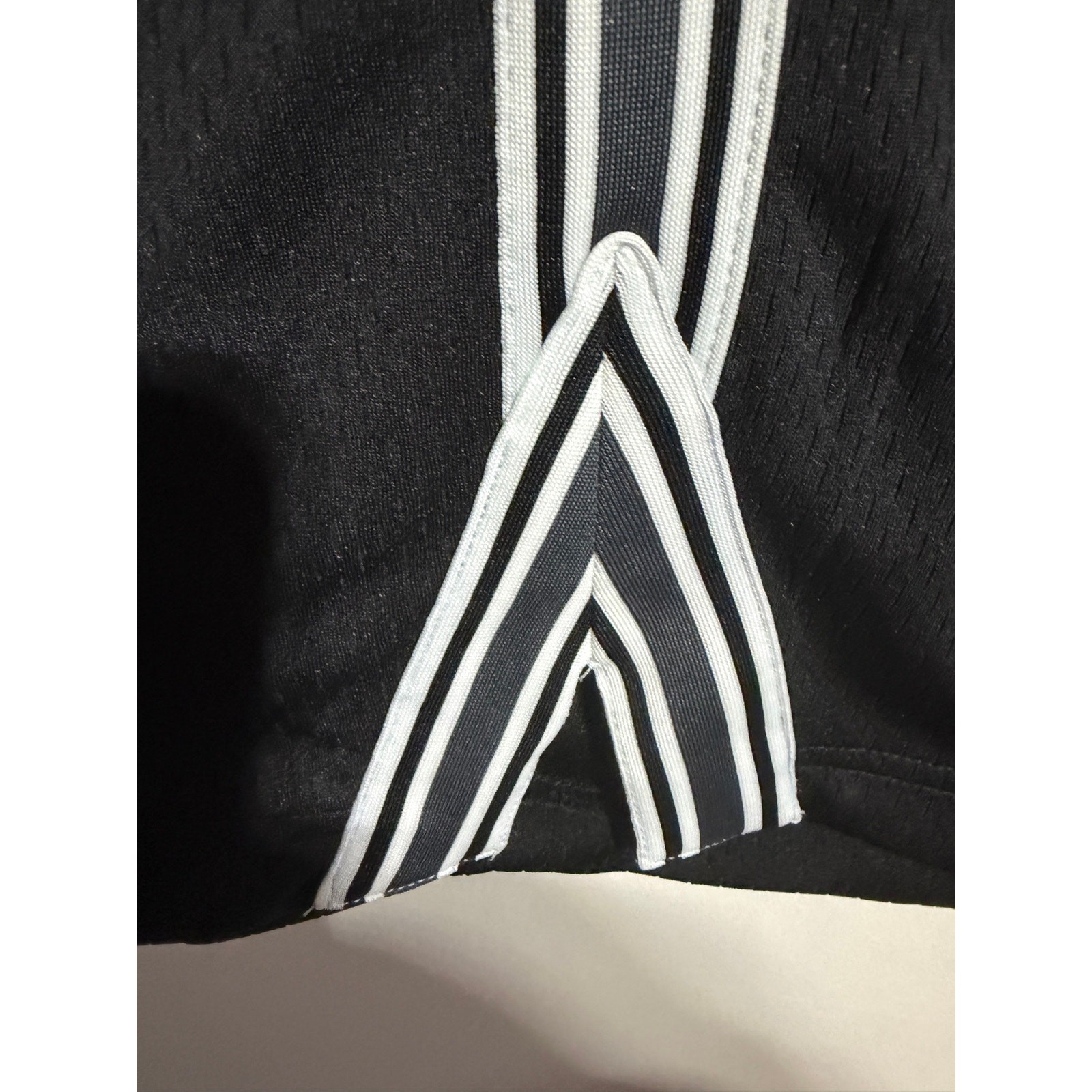 Champion Men’s Mesh Shorts Large Black Stripe Drawstring Athletic Basketball NWT