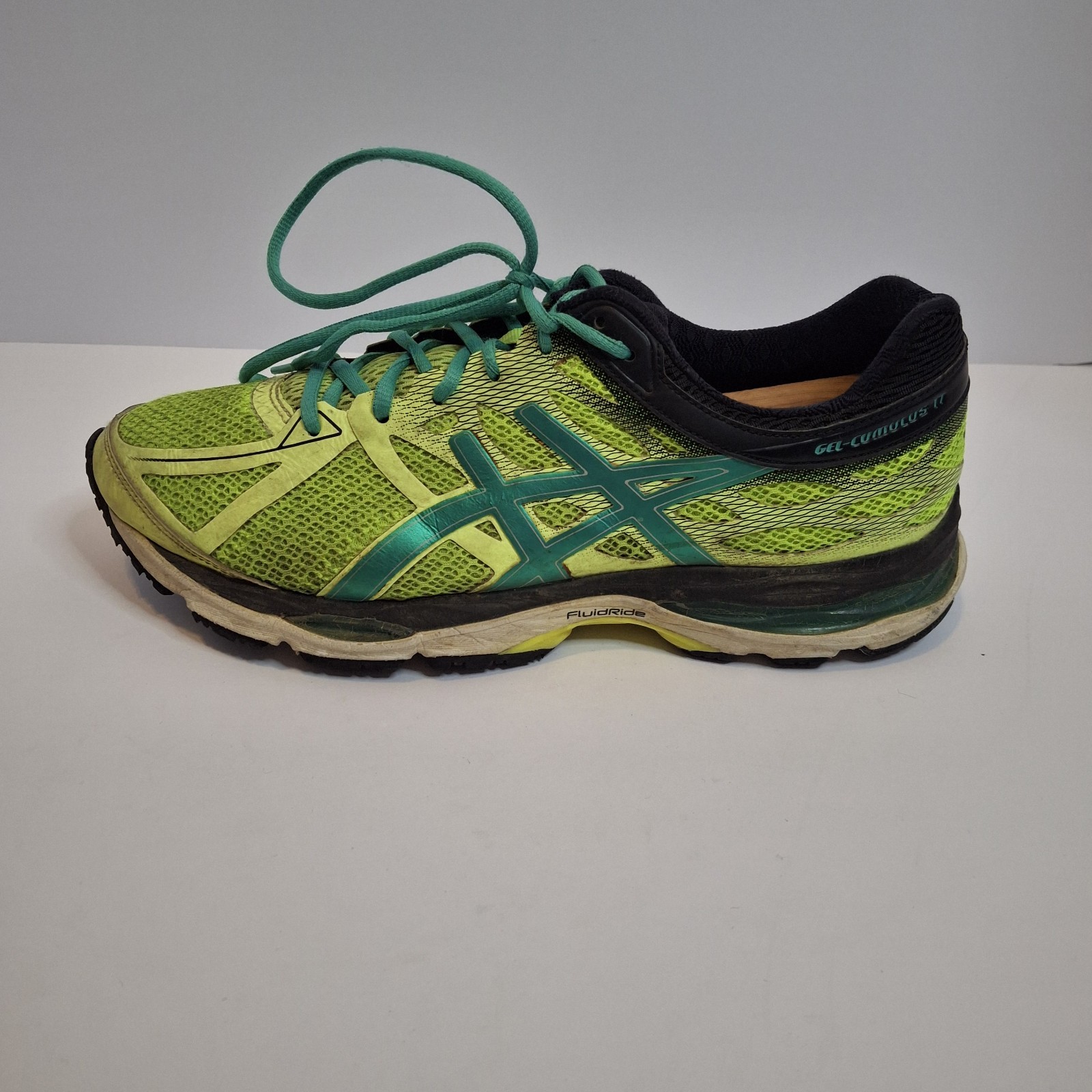 Asics Gel Cumulus 17 Mens Size 9 Green Running Shoes Sneakers T5D3N Y2K