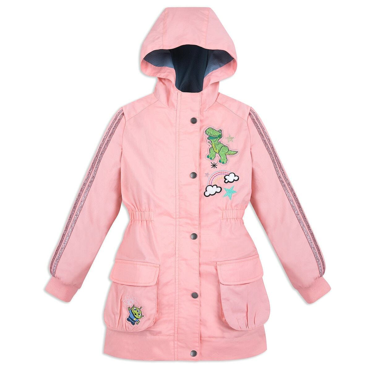 Toy Story 4 Girls Pink Hooded Jacket Zip SZ 5/6,7/8,9/10,11/12 Disney Store New