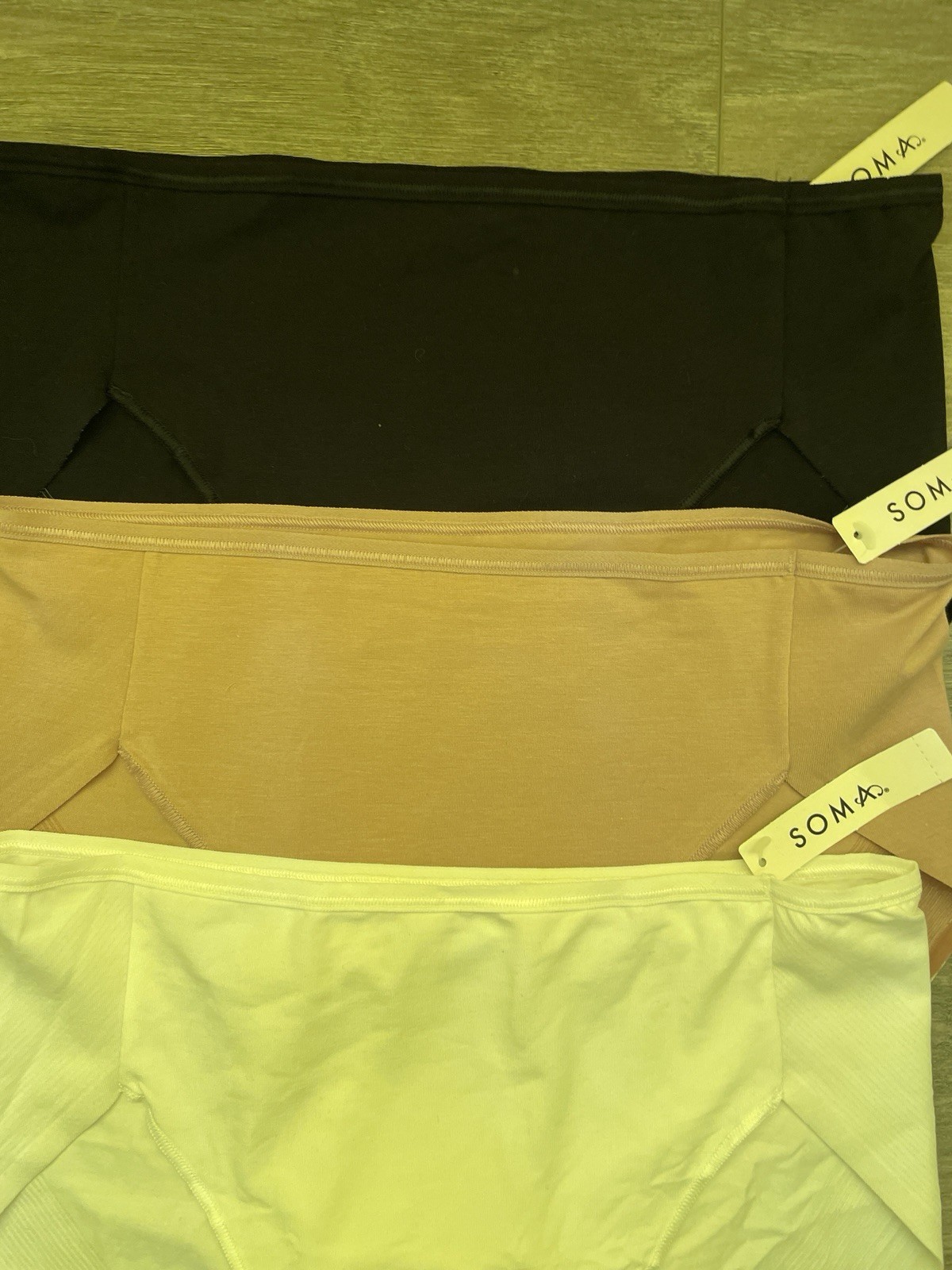 $72 Soma High Leg Panty Lot ~ 4 Pairs ~Large~Vanishing Edge~ No Show~NWT❤️