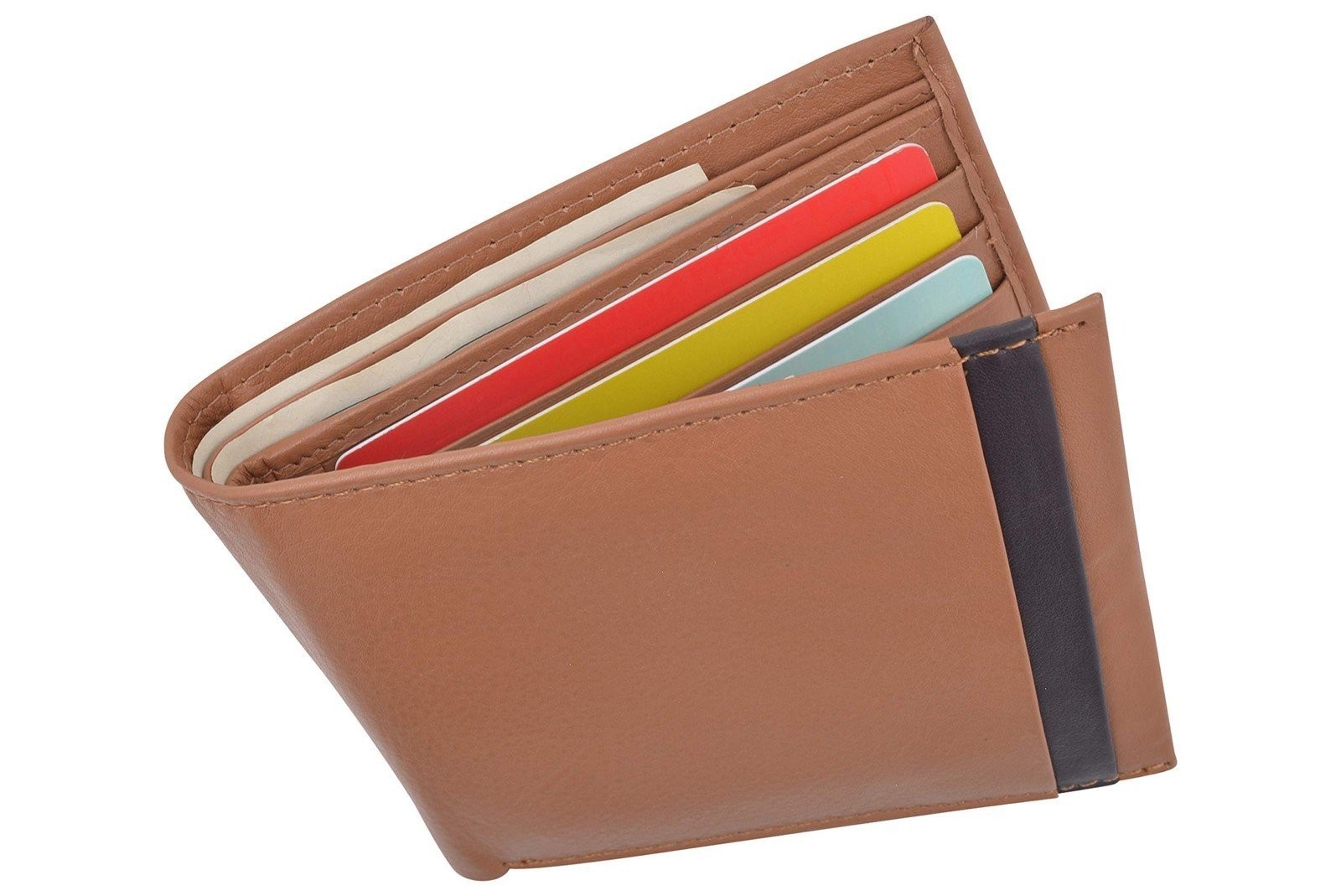 CAZORO Slim Wallet for Men Bifold Genuine Leather RFID Blocking Minimalist…