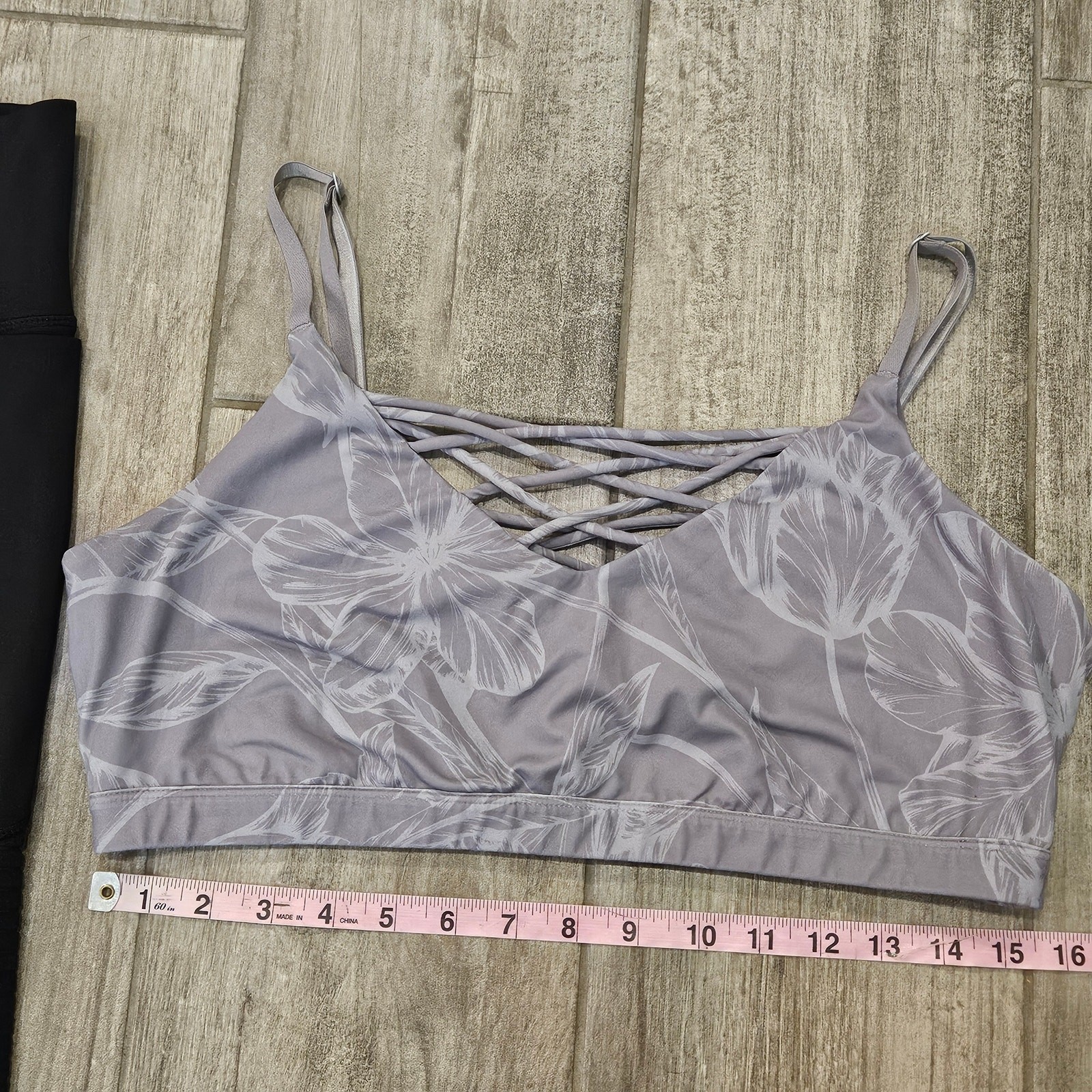 Fabletics Sports Bra & Leggings Set Women’s XXL High Rise Activewear Athleisure