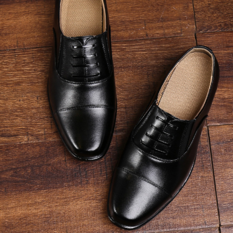 Mens White Shoes Cap Toe Wedding Groom Casual Business Oxford Dress Formal Shoes