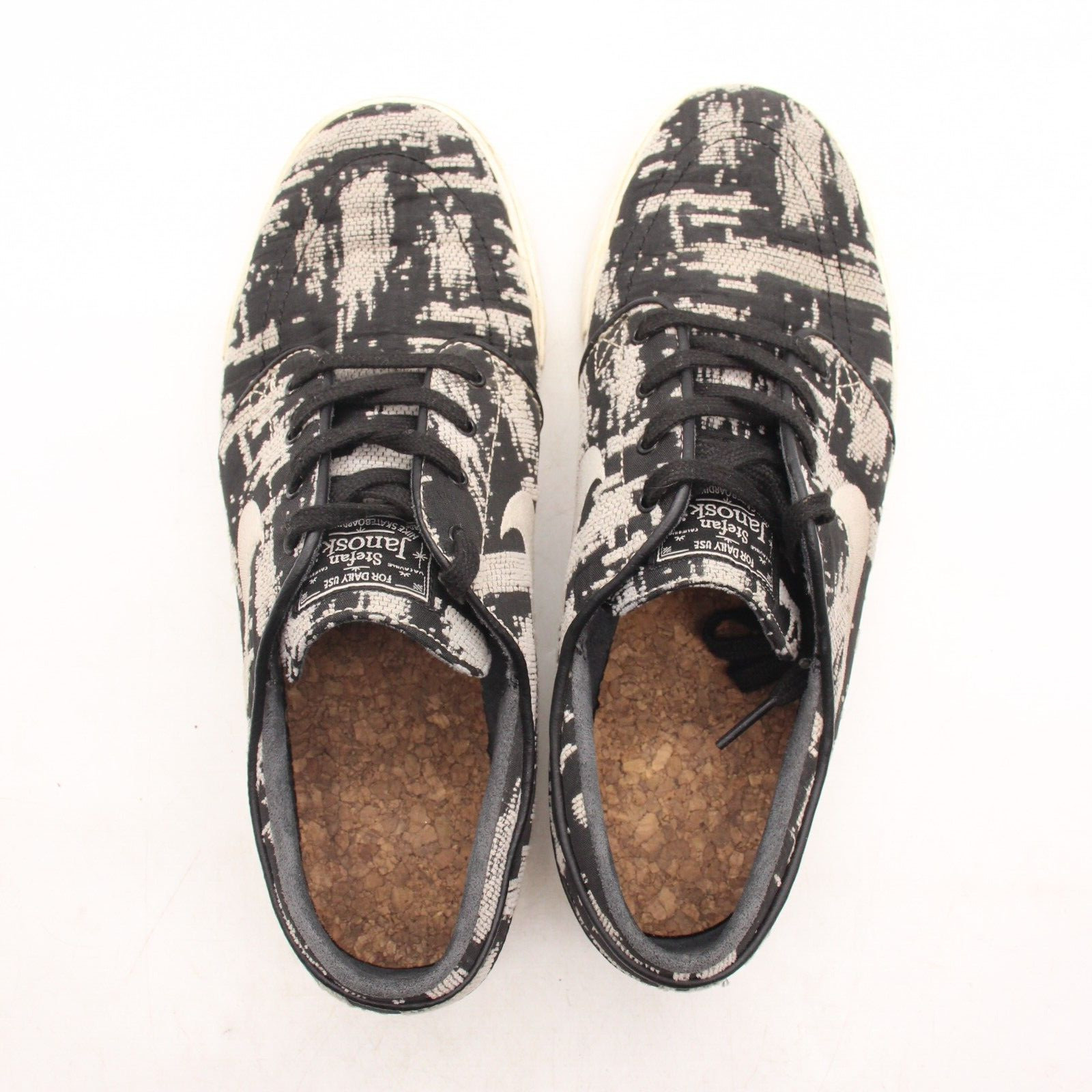 Nike Stefan Janoski EXP PRM Men’s Size 8 Sneakers Black White 678421-001