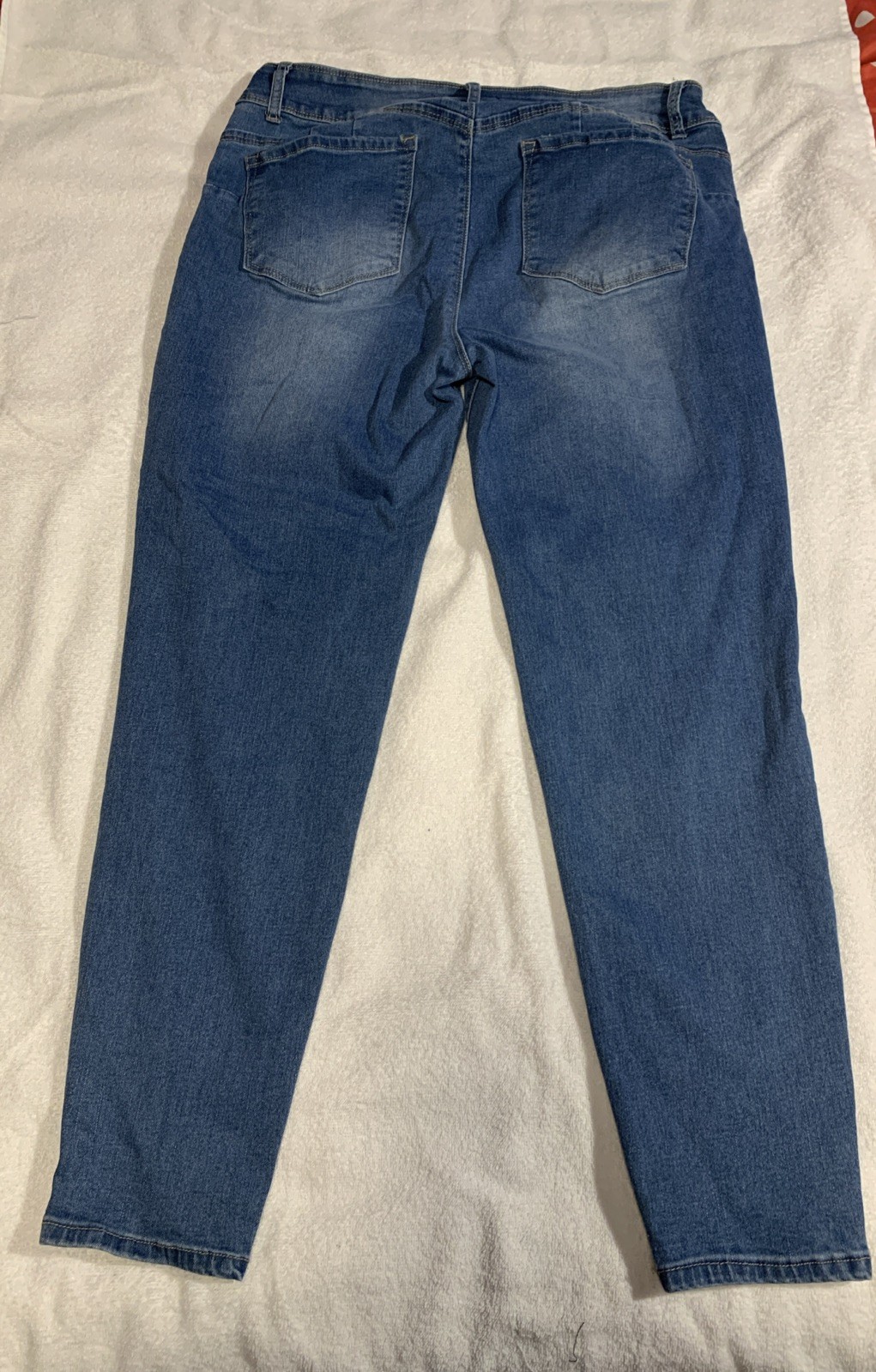 Blue Savvy Womens Stretchy Jeans Size 17/33