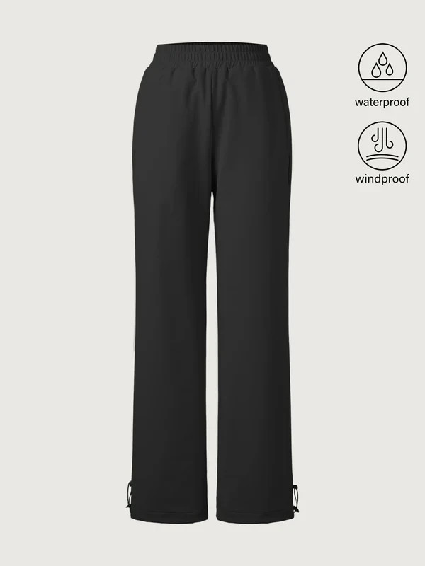 OGL Thermal Pants Womens Large Black Waterproof Fleece Lined Softshell Pants NEW