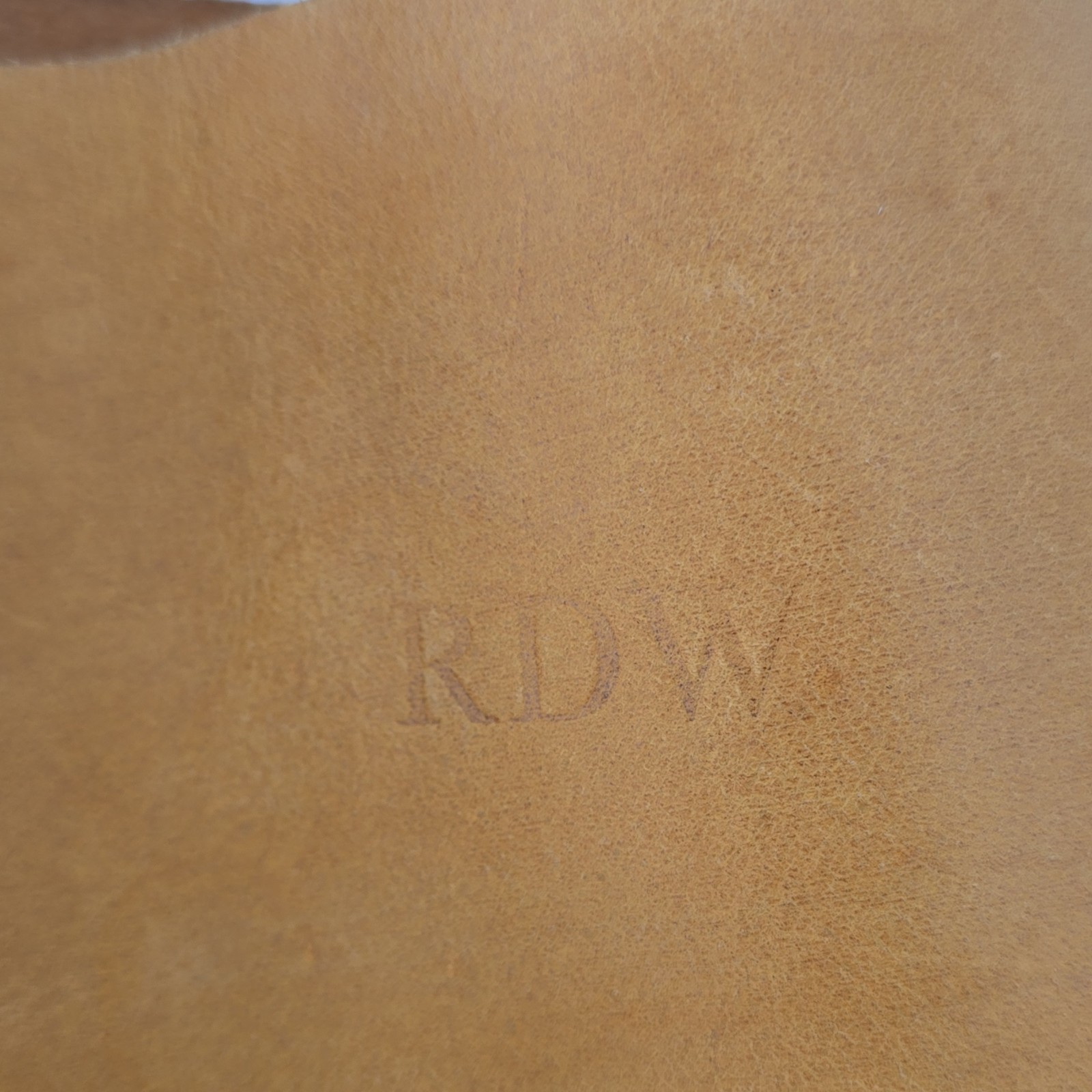 ABLE Mamuye Classic Tote – Cognac Stamped Initials