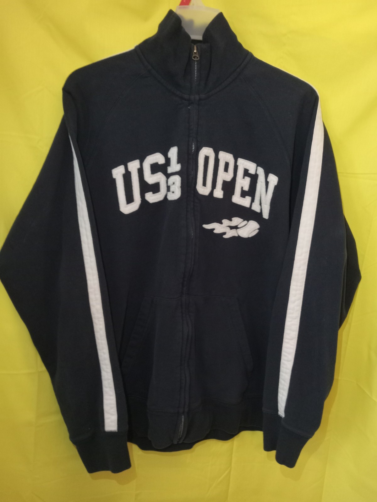 US 1/3 OPEN NEW YORK CITY Mens Jacket Sz. X Large By 47 Brand Blue Older…