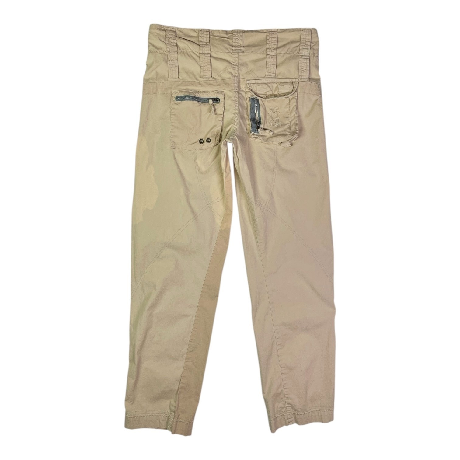 Pete & Greta Size 0 Cargo Pants Tan Cotton *Flaw
