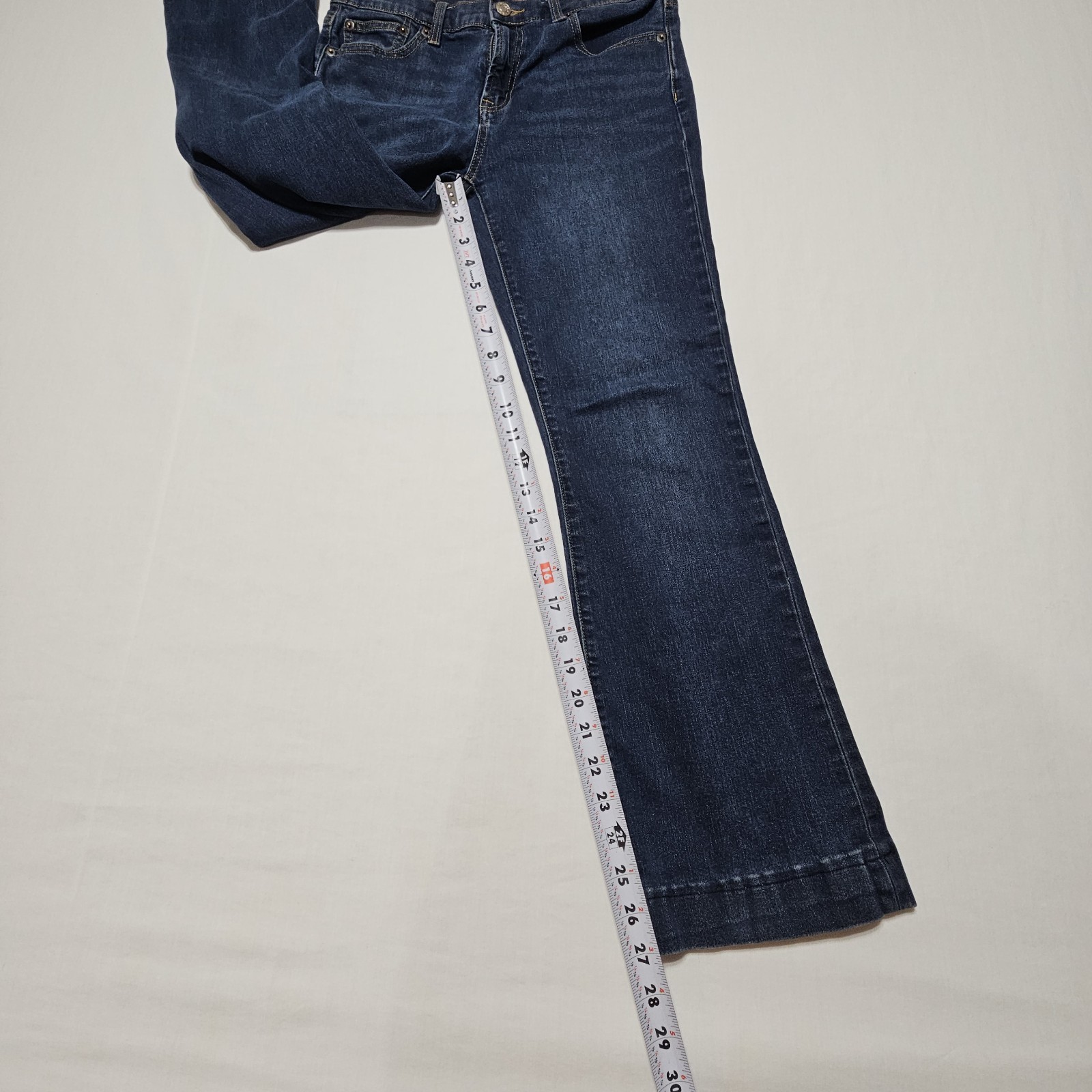 Gap Womens Bootcut Jeans 8 29 Regular Dark Rinse Stretch Denim Blue Flare Pants