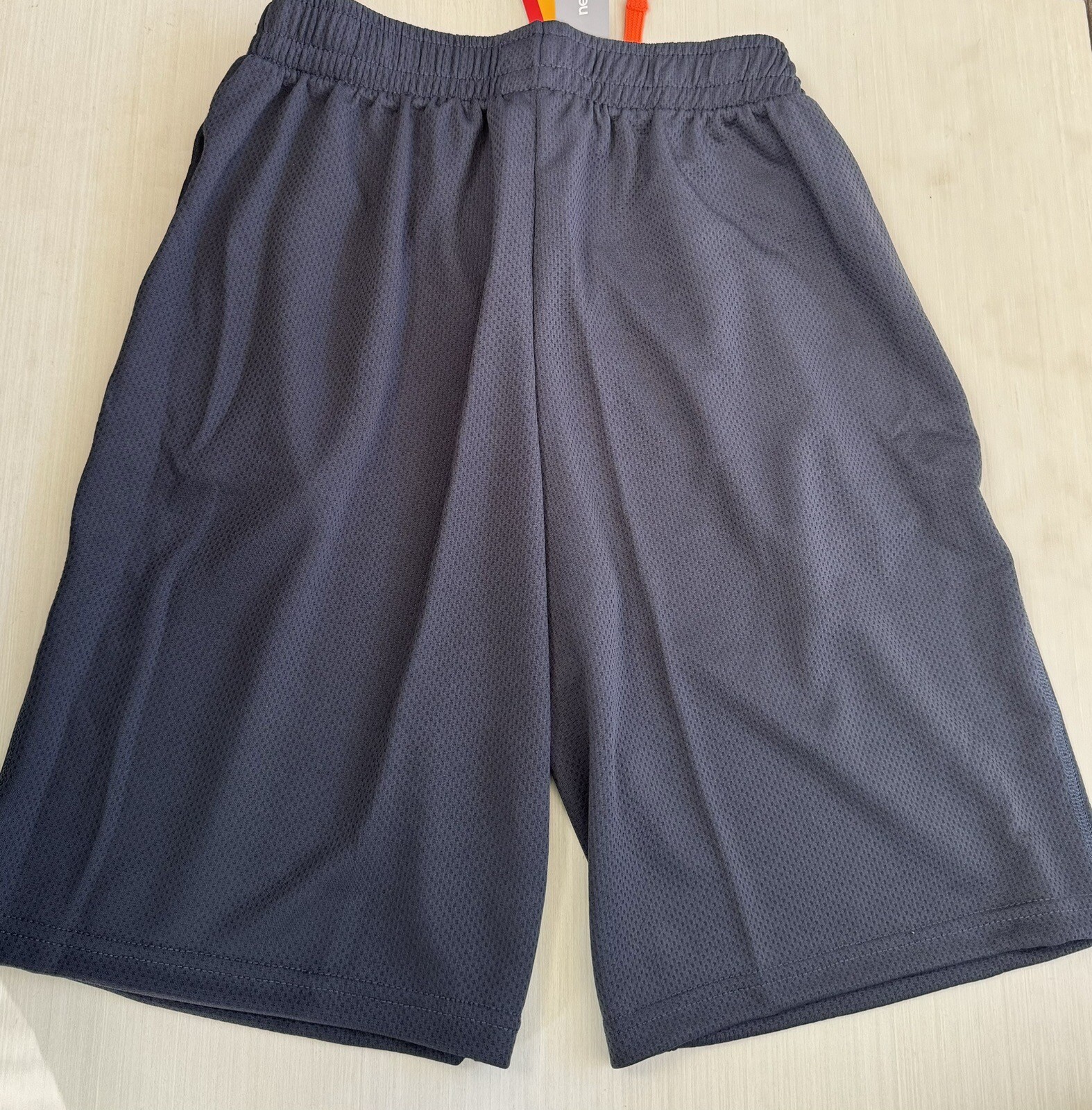 New Balance Youth Boys Mesh Athletic Shorts Thunder M 10 / 12 – 2 PAIR – NWT