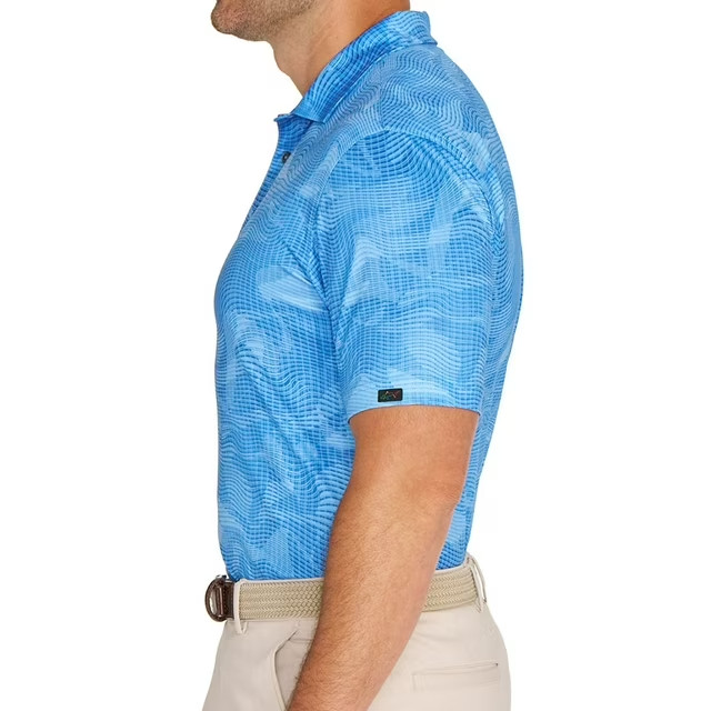 Greg Norman Men’s Performance Golf Polo Size M Blue