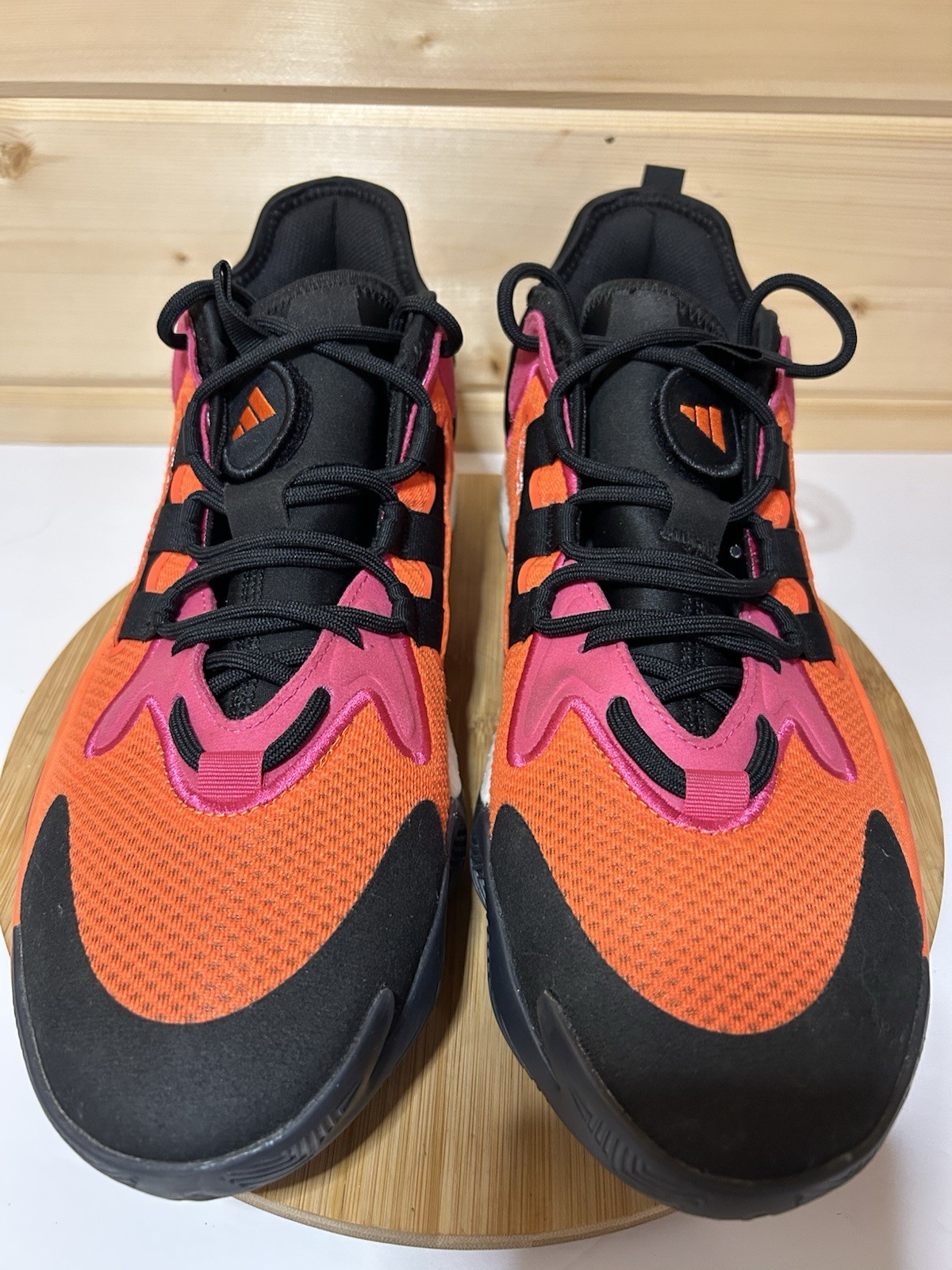 adidas BYW SELECT SHOES Core Black/Impact Orange/Team Real Magenta Men’s Sz 12.5
