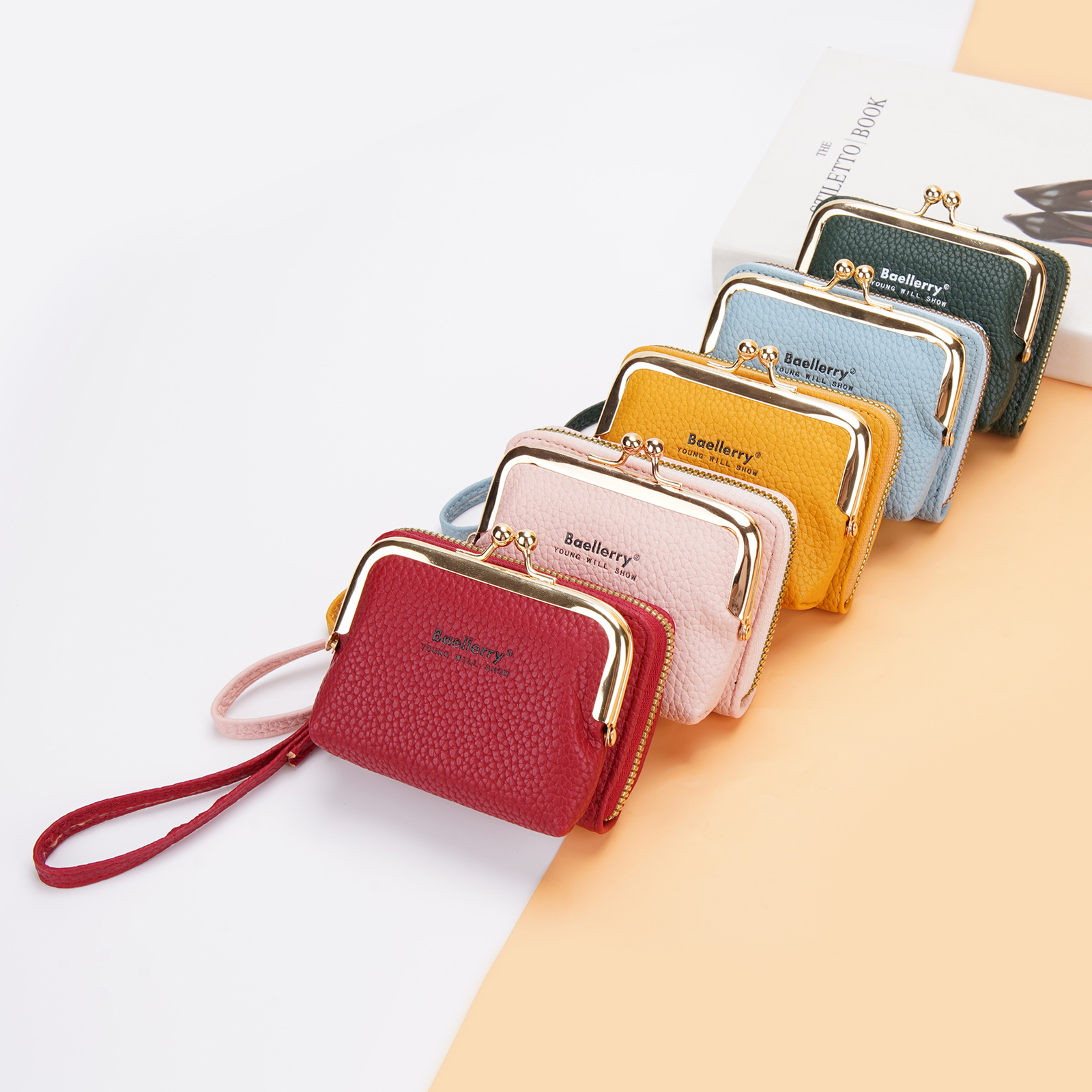 Retro Women Girls Small Wallet Change Coin Purse Hasp Clutch Card Holder Handbag