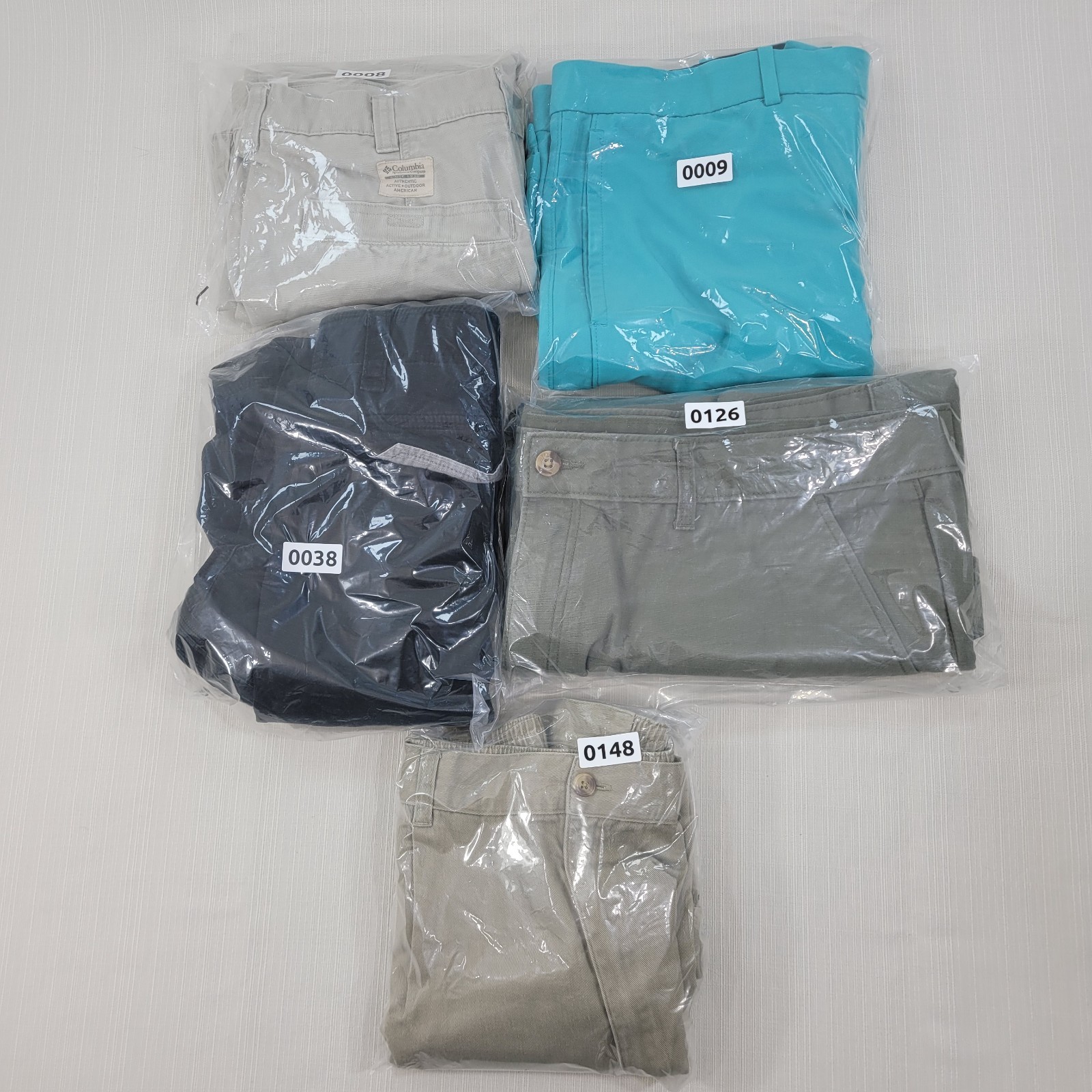 BULK LOT 5 MENS SHORTS 40-42″ WAIST 7-10″ INSEAM WearFirst Nike Columbia
