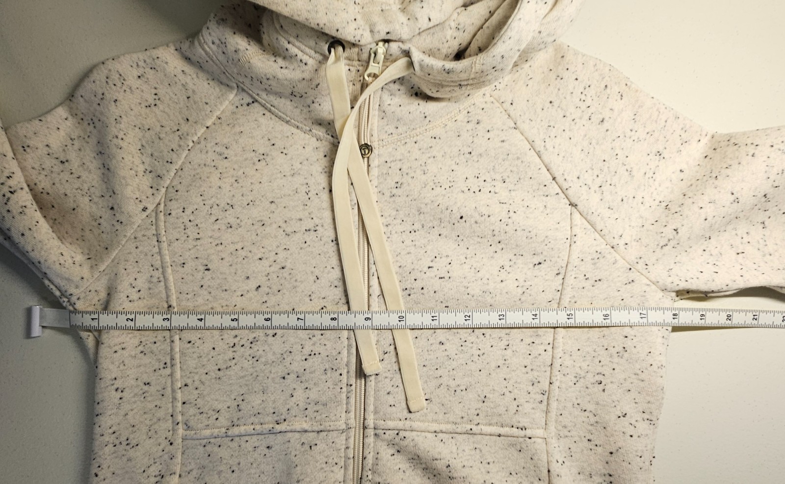 T by Talbots Soft Sweater Jacket Full Zip Fleece Lining Size Small Speckles