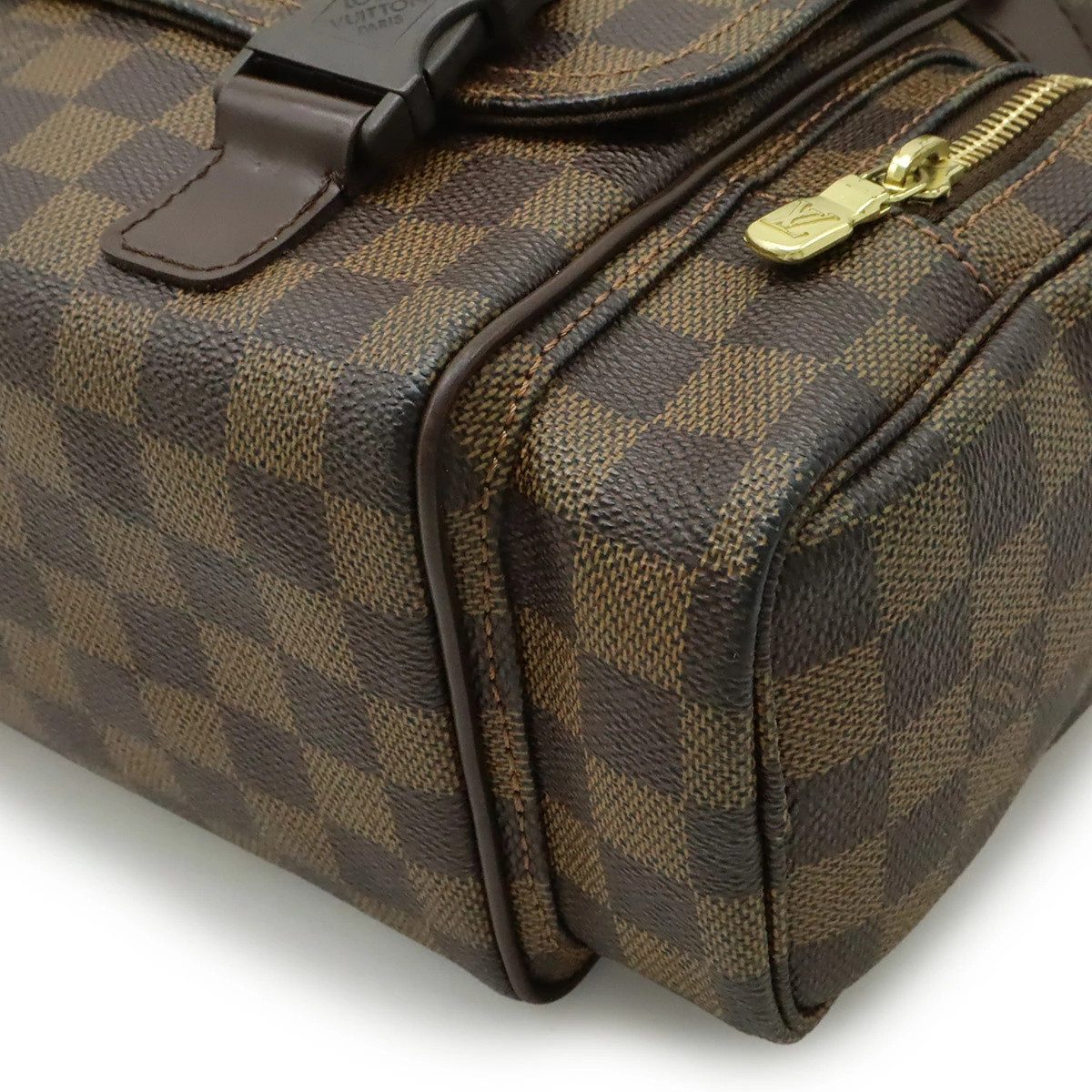 Louis Vuitton Damier N51126 Shoulder Bag Check Canvas Brown Unisex #BLB2131
